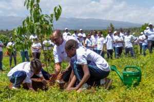 Humphrey Kariuki tree planting